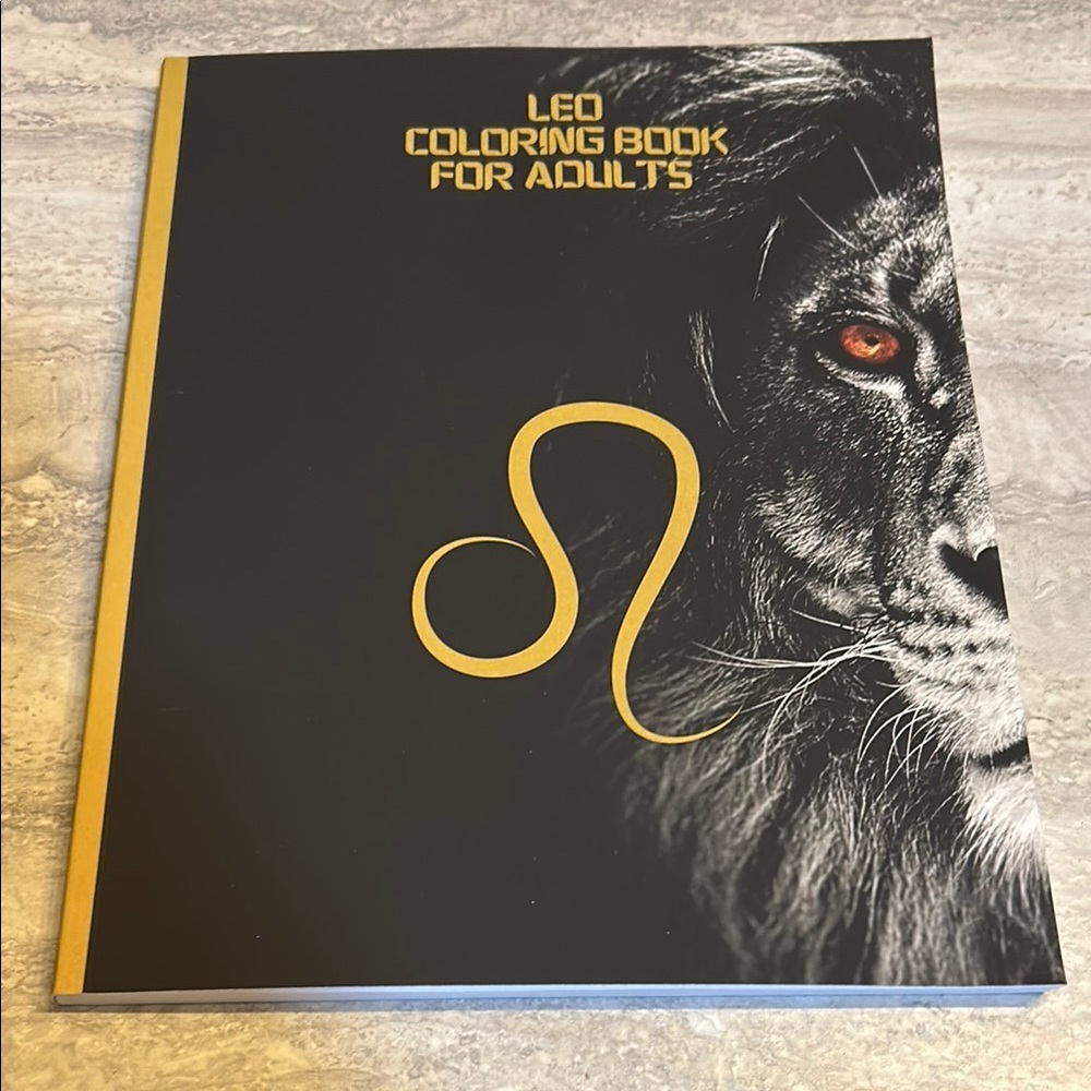 Leo Coloring Book For Adults